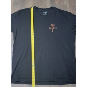 5.11 Tactical Camp Field Axe Graphic T-Shirt Black Mens 2XL Short Sleeve